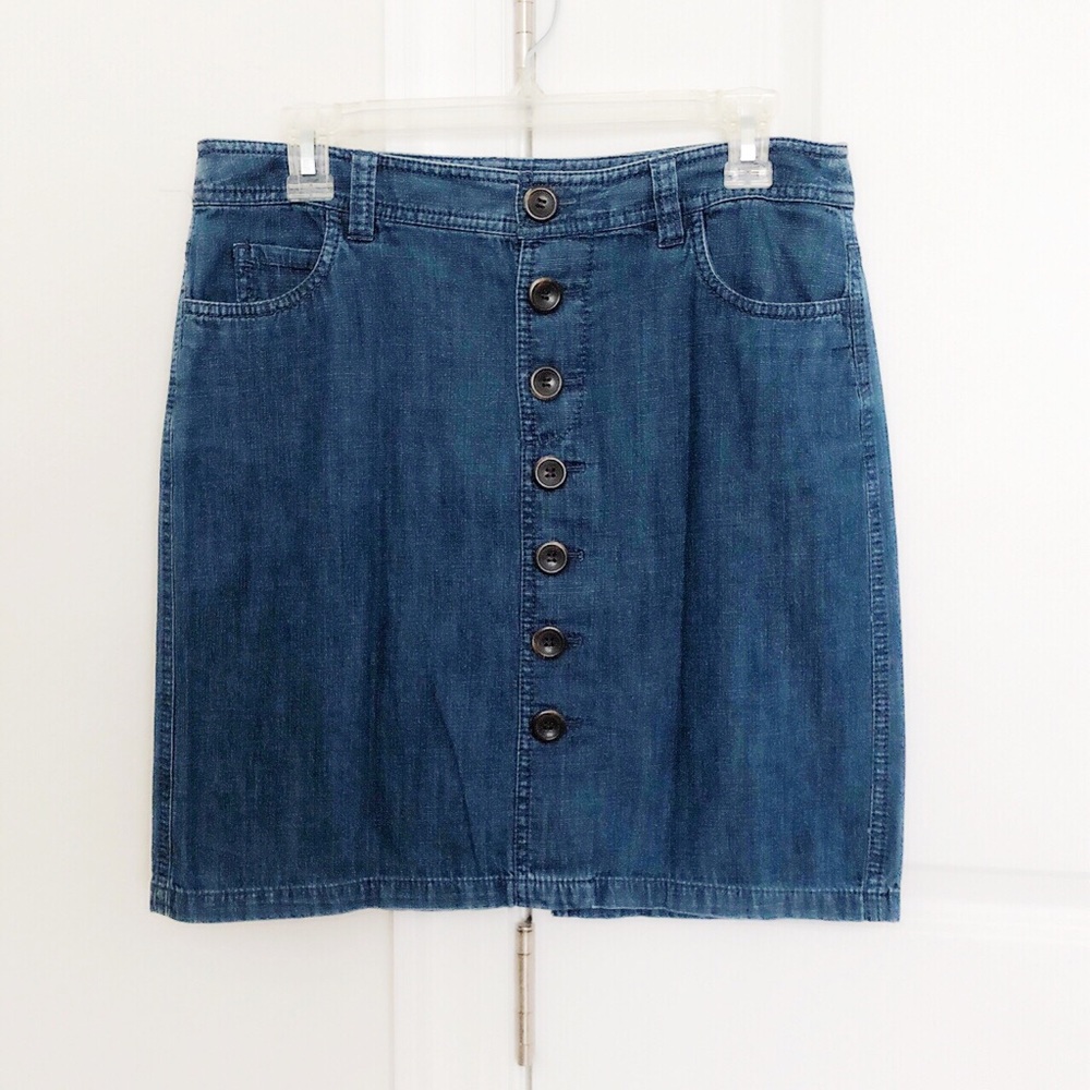 Caslon Denim Skirt with Pockets